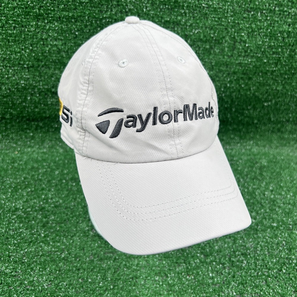 Taylormade PSI M1 Flex Fitted Golf Baseball Cap Hat Adjustable Gray‎ Black